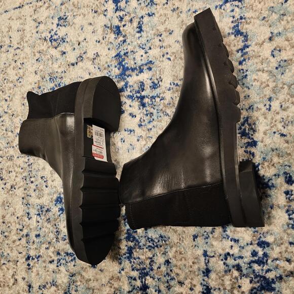 Stuart Weitzman 5050 lift bootie black biker chic - Picture 3 of 4